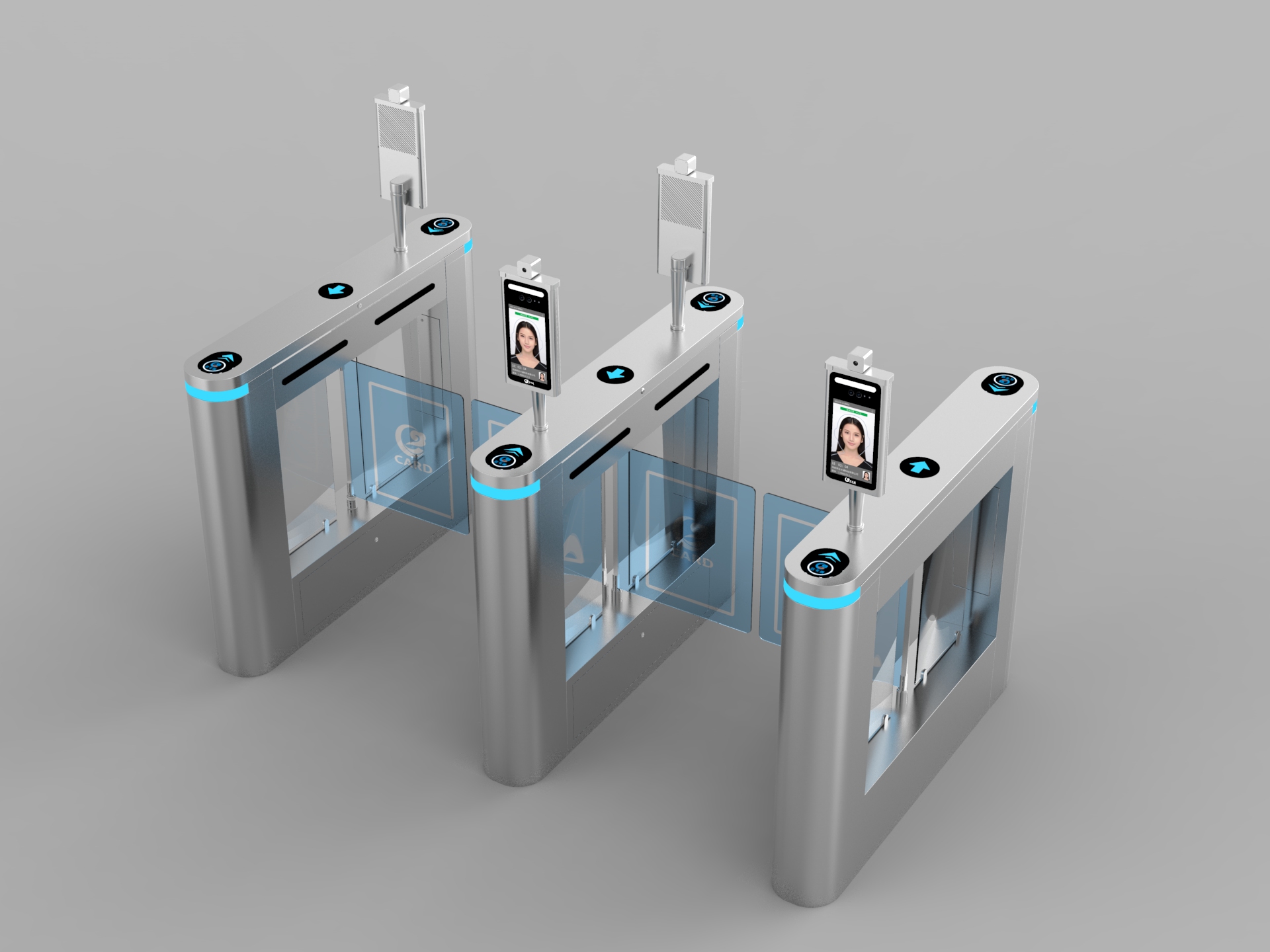 智慧社区人脸识别管理系统与智能电动门的融合应用